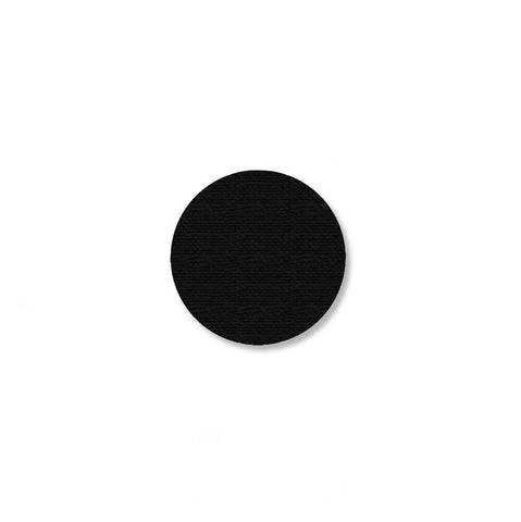 Mighty Line 1" Black Floor Tape Dots - Pack of 200