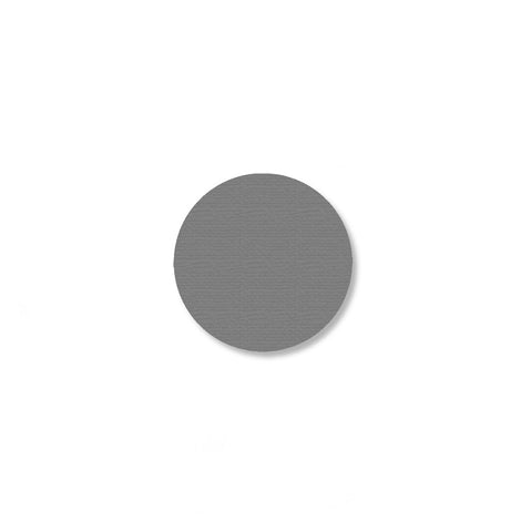 1" GRAY Solid DOT - Pack of 200