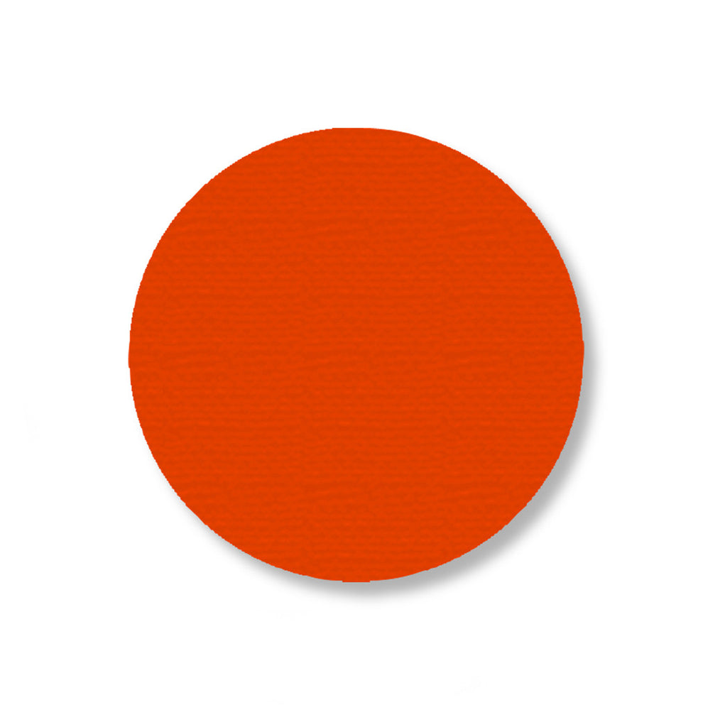 3.5 Inch Orange Industrial Floor Tape Dots
