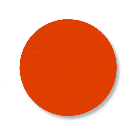 3.75 Inch Orange Dot Safety Floor Tape - Pack of 100