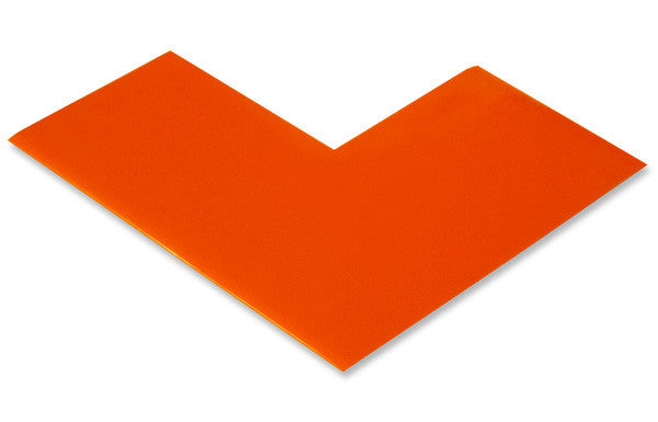3" Orange Floor Marking Corners
