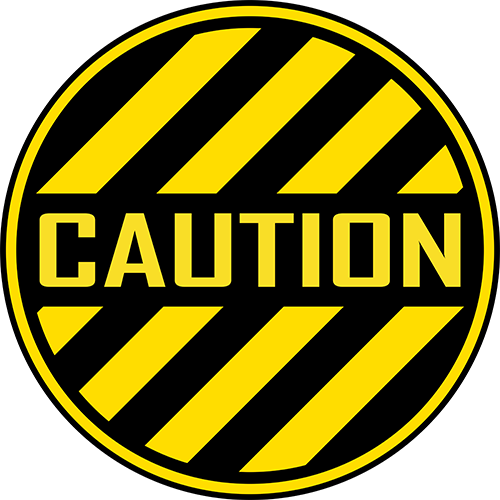 Caution Floor Sign