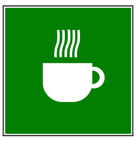 Coffee Station Floor Sign