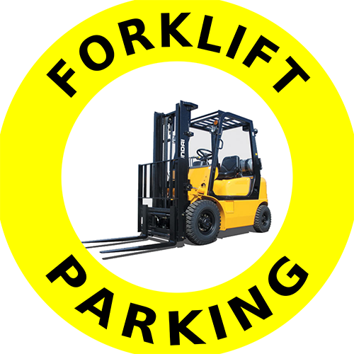 Forklift Parking Floor Sign
