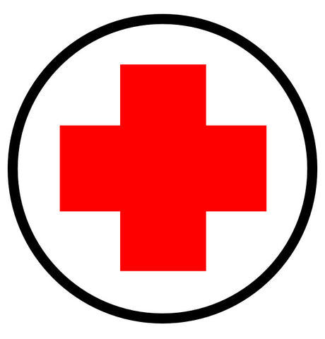 First Aid Station Floor Sign
