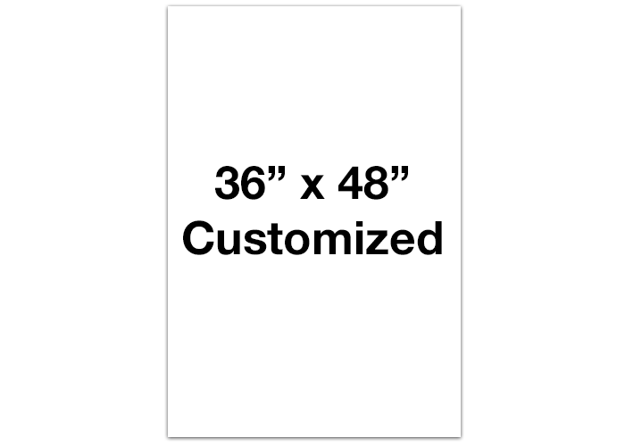 Rectangle 36x48" Customized Warehouse Floor Signs