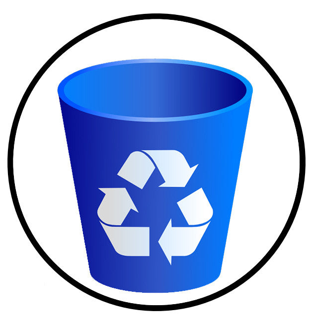 24" Recycle Container Here Floor Sign